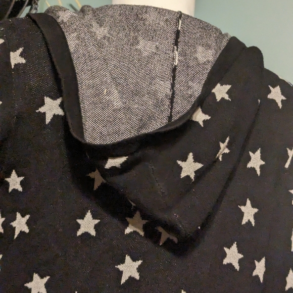 Star hooded open cardigan - Picture 1 of 5